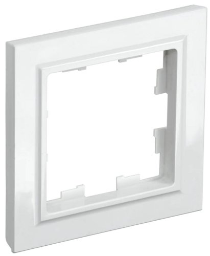 Рамка универсальная IEK Brite РУ-1-БрБ 1-м. белый фото Рамка универсальная IEK Brite РУ-1-БрБ 1-м. белый картинка